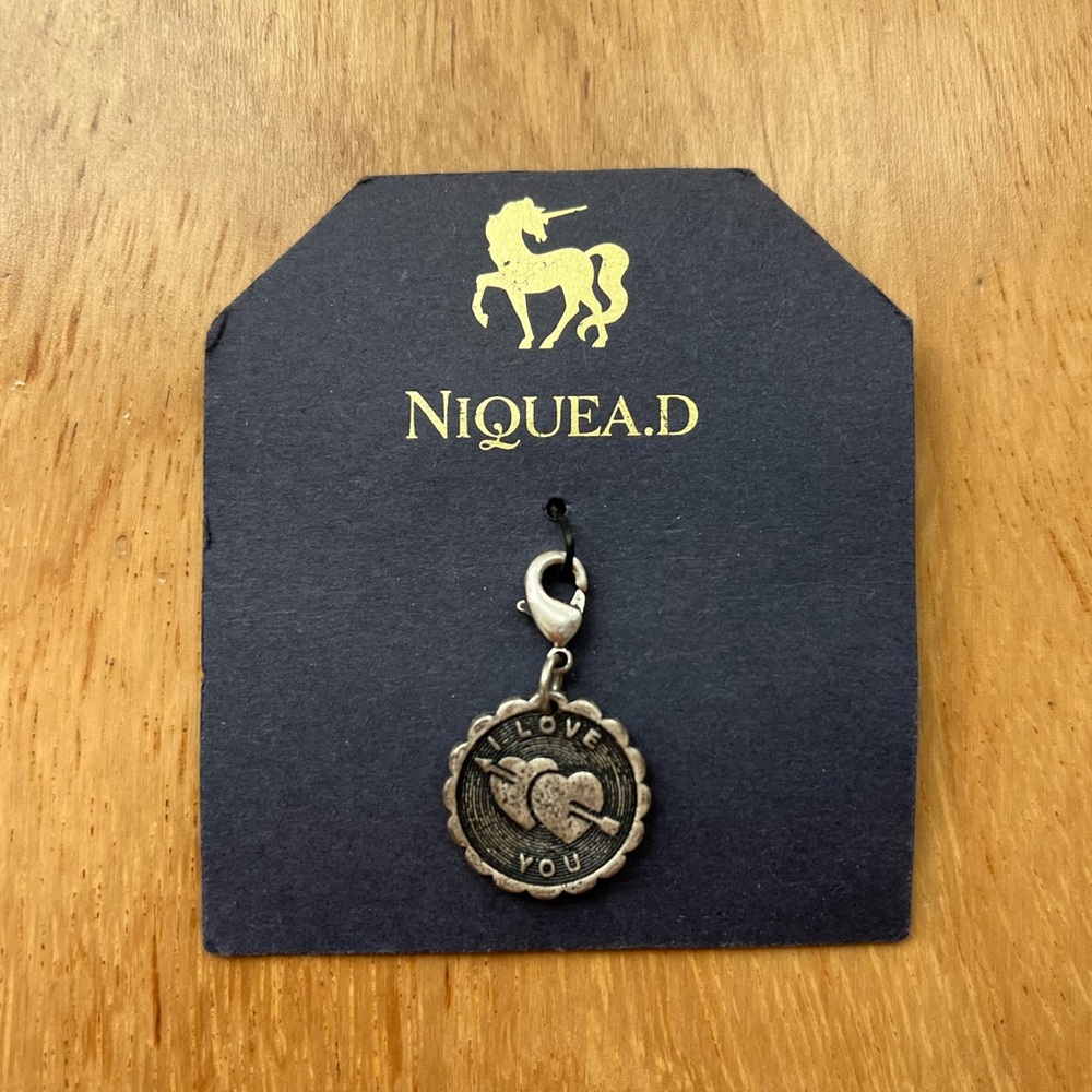 NIQUEA.D “I LOVE YOU” Charm